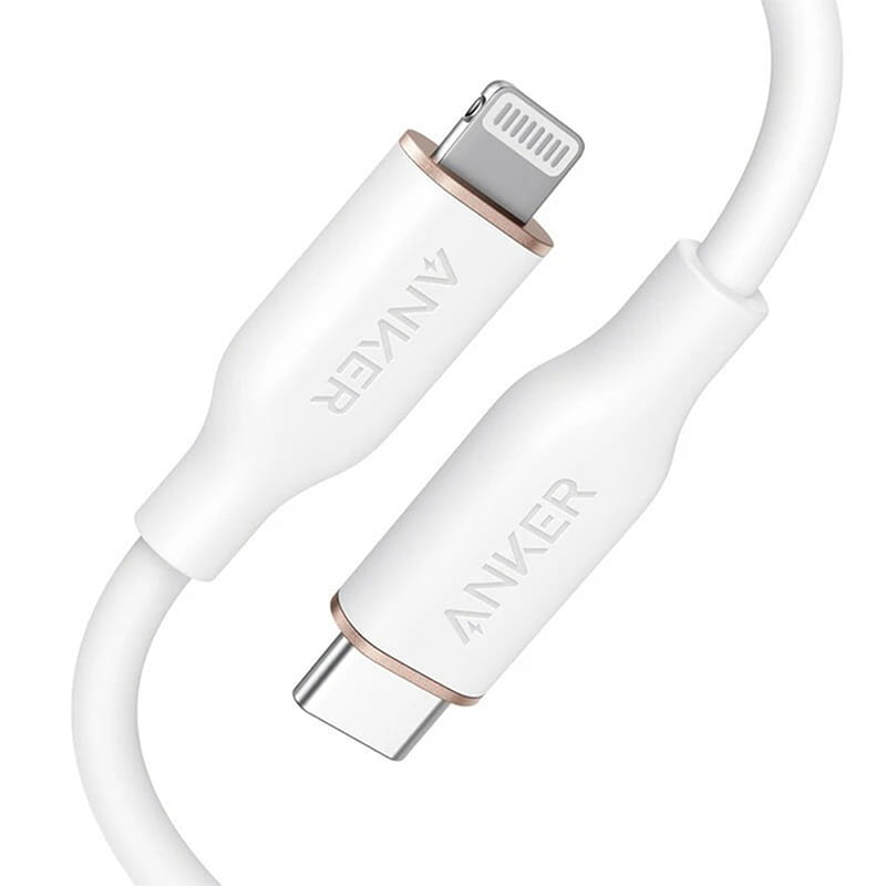 کابل شارژ انکر Type-C به Lightning مدل A8663 PowerLine III Flow با طول 1.8 متر
